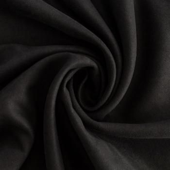 Замша портьерная h-300 см 529-02-90 черный однотонный