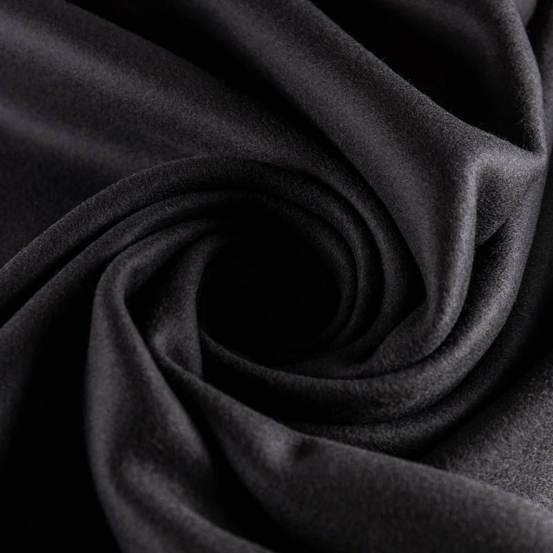 Однотонный черный. Ткань пальтовая. Бесшовная пальтовая ткань. Серая пальтовая ткань.