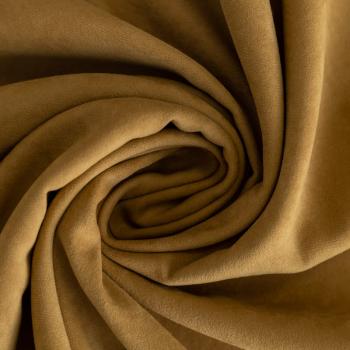 Замша портьерная h-290 см Т417-02-31 горчичный однотонный