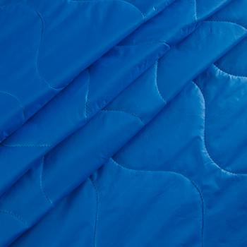 Стежка курточная 033-16615 голубой однотонный