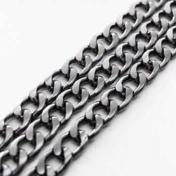 Цепь декоративная 8 мм металл 34-8-под никель 