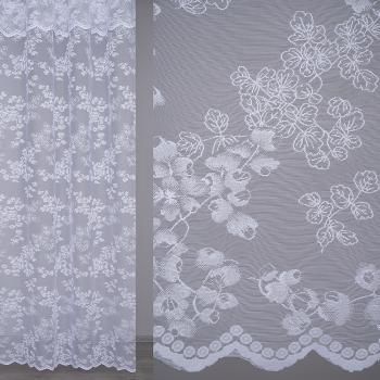 Тюль жаккардовый h-280 см 02-01-10471 белый