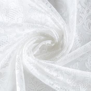 Тюль жаккардовый h-290 см 08-01-01664 молочный