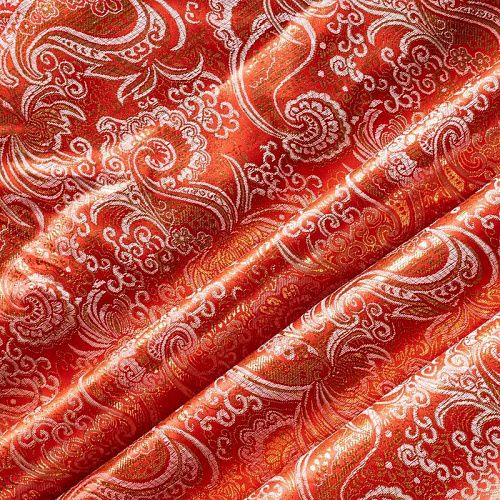 Жаккард с люрексом К33-792 красный 