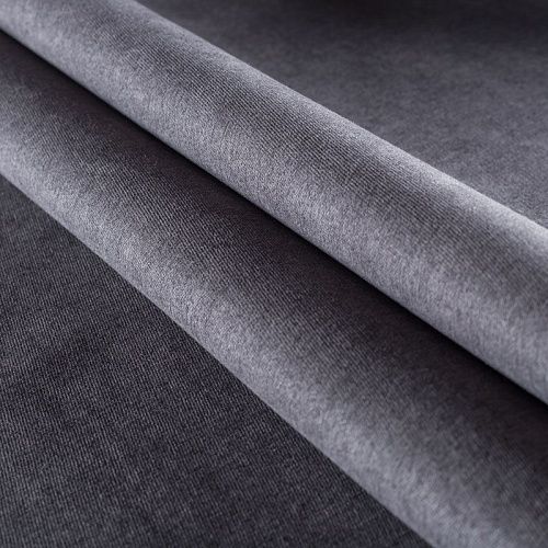 Ткань мебельная микрошенилл 22-02-00760 графитовый однотонный