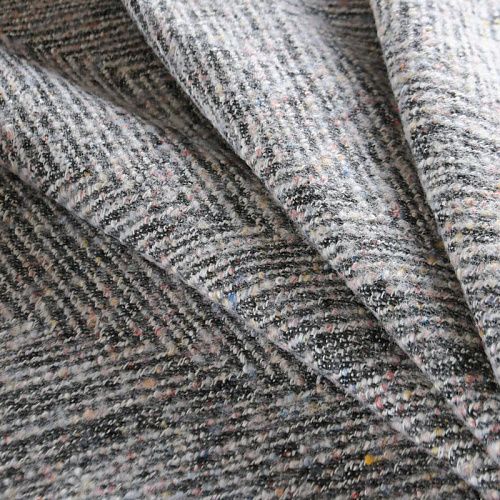 Ткань пальтовая 040-12154 серый меланж