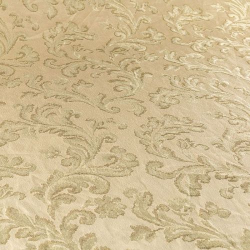 Ткань портьерная лен Т274-02-16 фисташковый жаккардовый