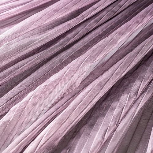Тюль сетка-гофре Т272-01-27 пудрово-лиловый однотонный