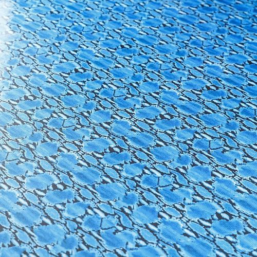 Лайкра 005-06244 ярко-синий принтованный