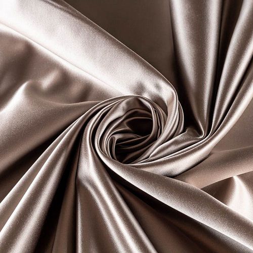 Тафта шелковая К36-260 бронзовый однотонный