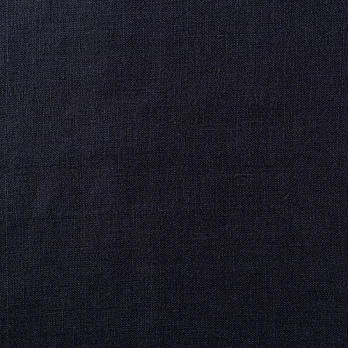 Лен натуральный 035-01054 черный однотонный