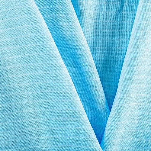 Муслин 063-03493 голубой однотонный