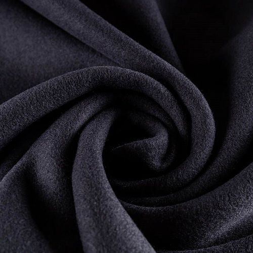 Ткань пальтовая К31-187 темно-синий однотонный