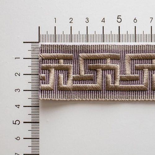 Бордюр жаккардовый 3,5 см 0000-357-104-002 лавандовый