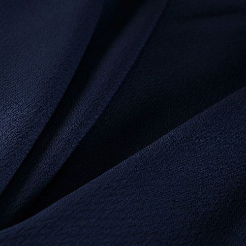 Креп-шелк 064-16157 темно-синий однотонный