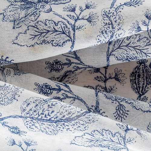 Тюль 523-01-04 молочный принтованный