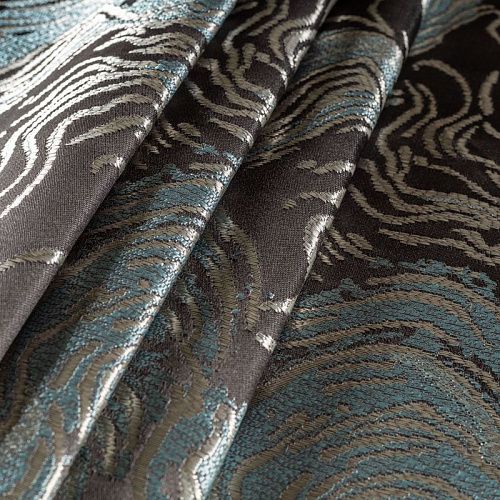 Ткань портьерная жаккард h-300 см 02-02-00173 темно-серый