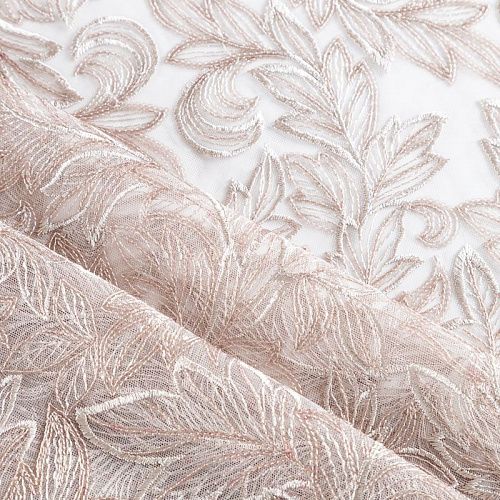 Гипюр 012-05441 пудровый