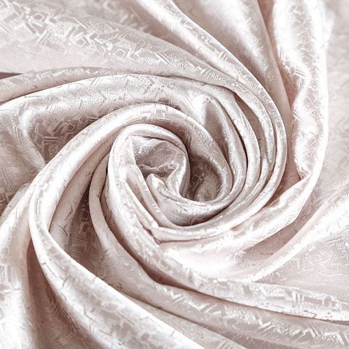 Шелк натуральный К29-319 жемчужный жаккардовый