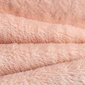 Мех искусственный К06-0002 персиково-розовый однотонный