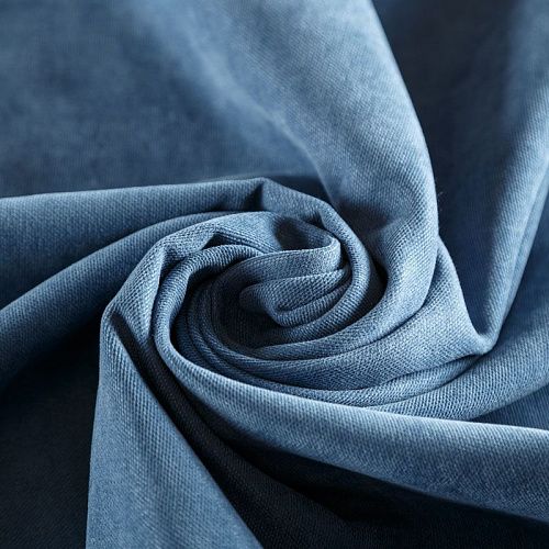 Канвас h-295 см 14-02-05494 темно-голубой однотонный