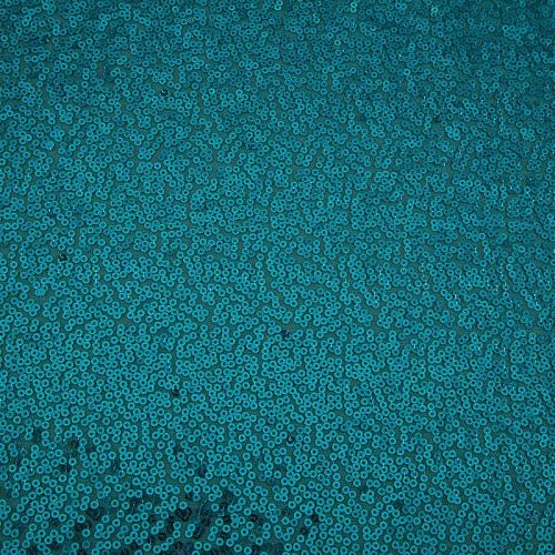 Пайетки на сетке 055-19006 темно-бирюзовый