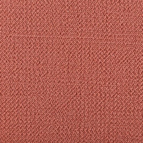 Креп двойной на дублерине 026-06241 медно-терракотовый однотонный