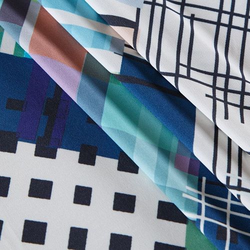 Трикотаж масло 056-12502 белый принтованный