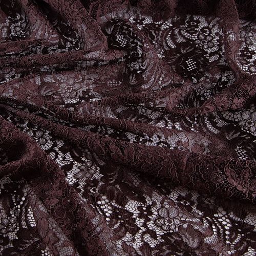 Гипюр 012-20671 шоколадный