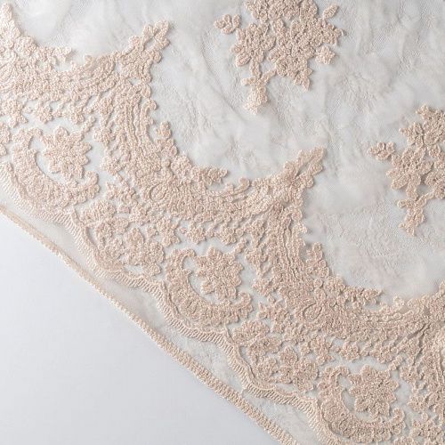 Гипюр К03-829 пудровый