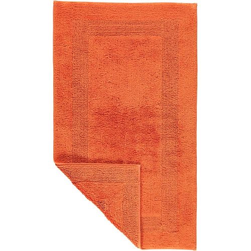 Коврик для ванной комнаты 60х100 см CAWO UNI 1000-323 оранжевый