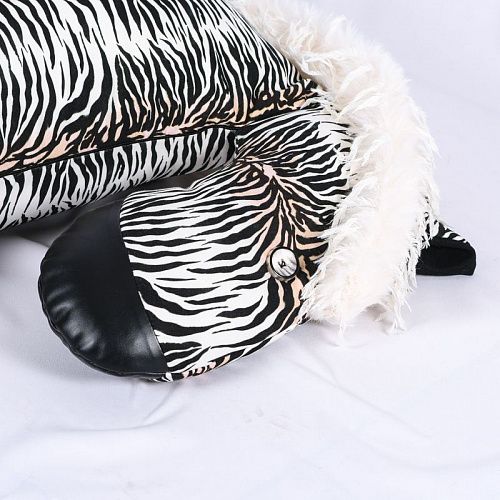 Наволочка декоративная на молнии 47х47 см ЗЕБРА 521982 