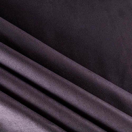 Замша искусственная 018-00355 темно-серый однотонный