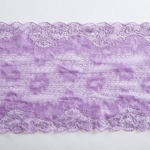 Кружево эластичное 180 мм Ф01-0009 сиреневый