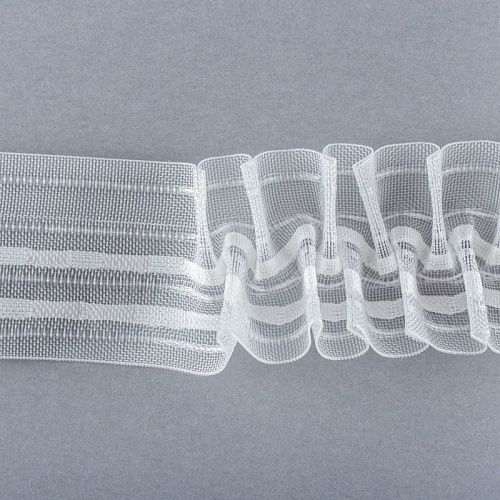 Лента драпировочная 60 мм 101-2705M регулируемая прозрачная