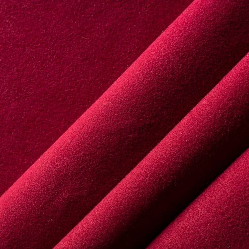 Ткань пальтовая К25-103 вишневый однотонный