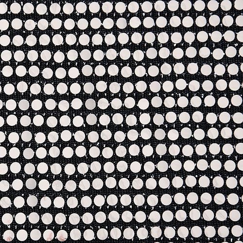 Трикотаж с пайетками 056-11079 черный/серебро