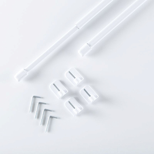 Мини-карниз "Кафе" 100-120 см 61.00.10.100 белый