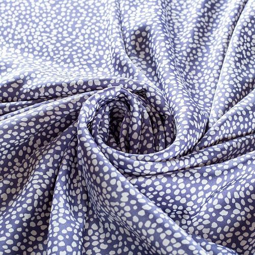 Шелк синтетический 065-01451 аметистовый принтованный