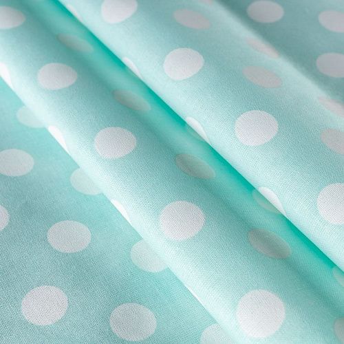 Бязь 007-00637 ментоловый принтованный