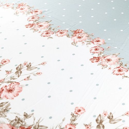 Креп-шифон К33-072 молочно-серый принтованный