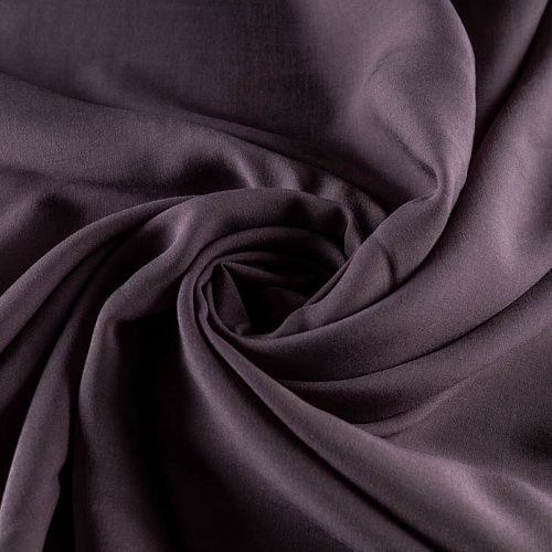 Штапель К33-176 сумеречно-фиолетовый однотонный