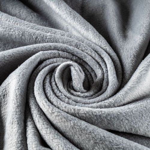 Флис К33-480 серый однотонный