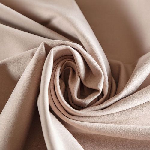 Джерси 014-06947 холодный бежевый однотонный