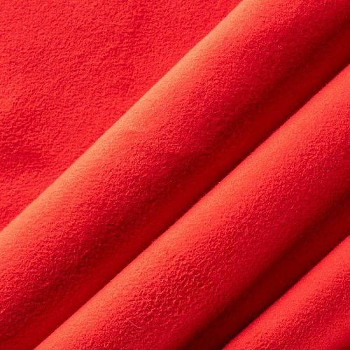 Ткань пальтовая К25-7931 рубиново-красный однотонный