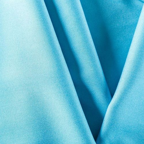 Ткань плательно-рубашечная 049-07993 бирюзово-голубой однотонный