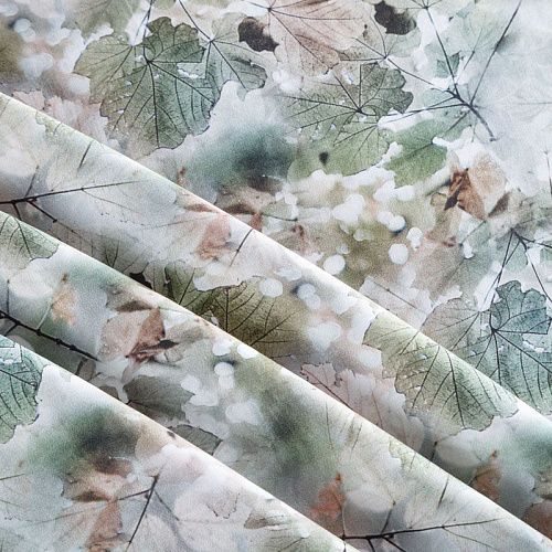 Шелк-штапель 069-05314 светло-зеленый принтованный