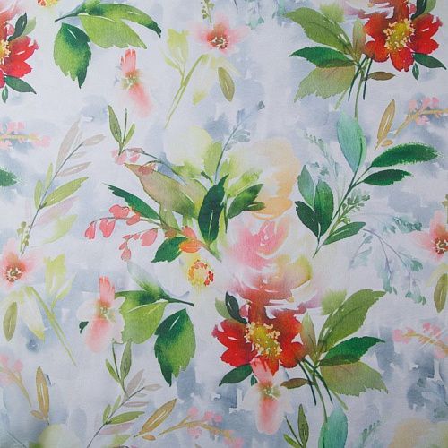 Тюль вуаль 03-01-13163 белый принтованный