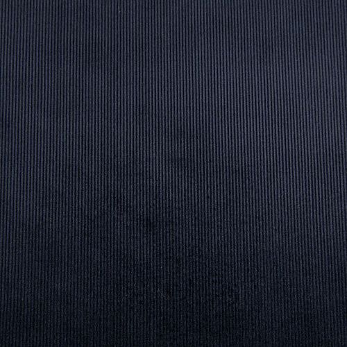 Вельвет 008-19976 темно-синий однотонный