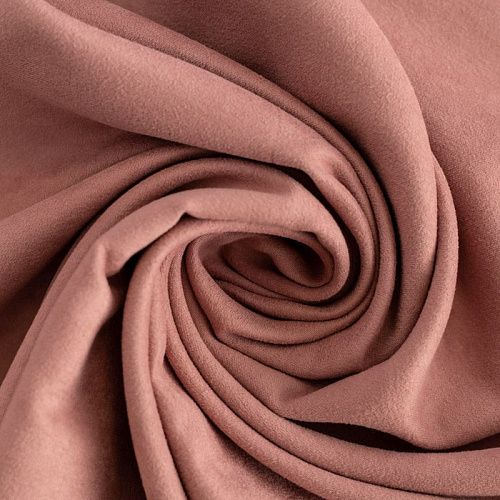 Замша портьерная h-300 см 500-02-119 старо-розовый однотонный